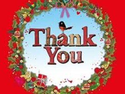Image of Thank you from FoW Christmas Raffle